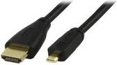 Valueline High Speed HDMI-kabel met ethernet HDMI-connector - HDMI micro-connector 2,00 m zwart