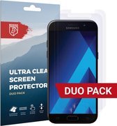 Rosso Screen Protector Ultra Clear Duo Pack Geschikt voor Samsung Galaxy A5 (2017) | TPU Folie | Case Friendly | 2 Stuks
