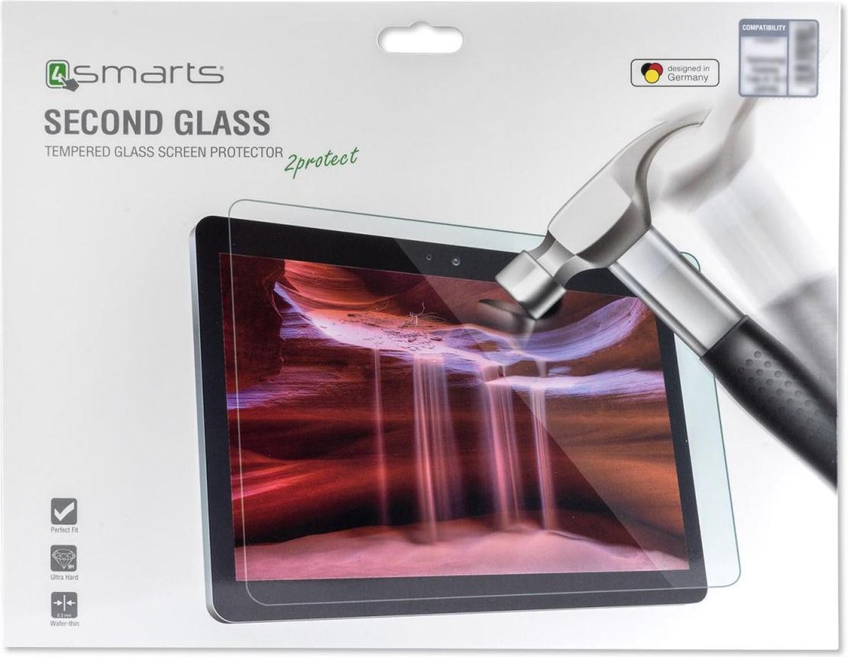 4smarts Second Glass Screenprotector Apple iPad 9.7 2017 / 2018 / Air