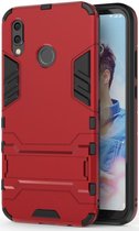 Huawei P20 Lite Hybride Hoesje met Standaard Rood