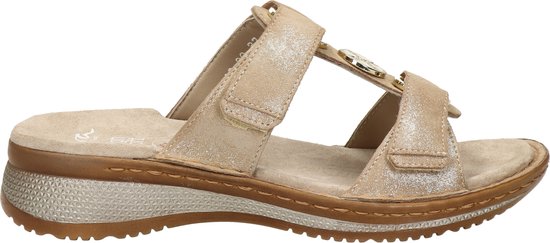 Ara 1229003 - Dames slippers - Kleur: Wit/beige - Maat: 38