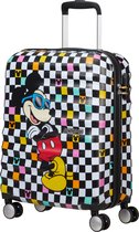 American Tourister Reiskoffer - Wavebreaker Disney spinner (4 wiel) 55cm (handbagage) - Mickey Check