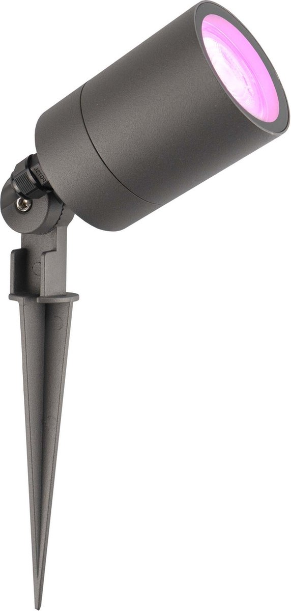 LEDVION RGBWW LED Prikspots - Antraciet - IP65 - 5W - 2M