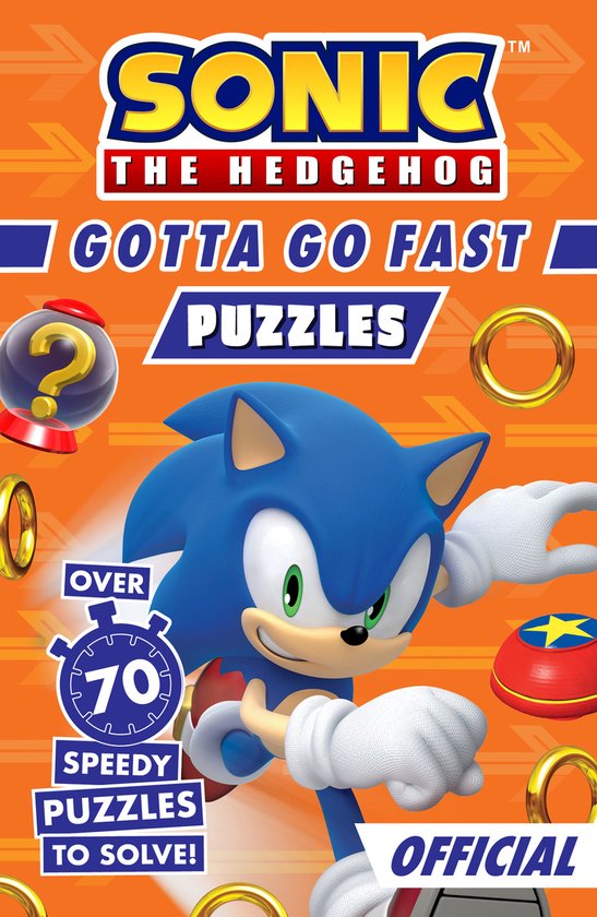 Sonic the Hedgehog Gotta Go Fast Puzzle Book - cover