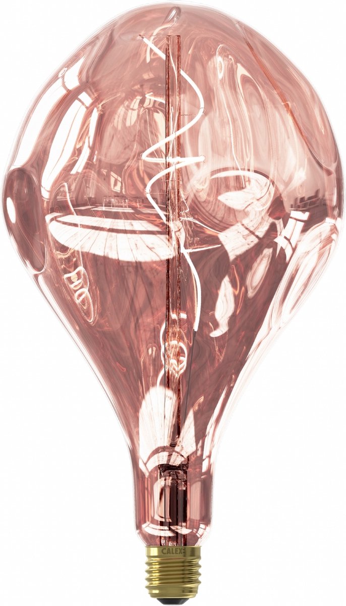 Bol.com Calex Organic EVO XXL Rose - E27 LED Lamp -  Filament Lichtbron Dimbaar - 6W - Warm Wit Licht aanbieding