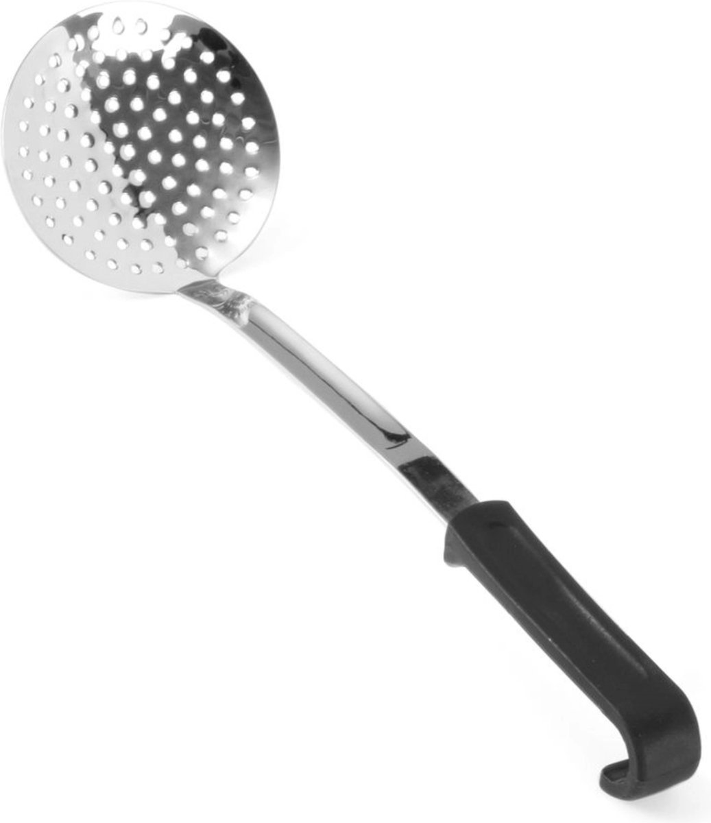 HENDI Ronde schuimspaan – zwart – 370x105 mm – vaatwasserbestendig
