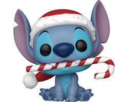 foto van Lilo & Stitch Stitch with Candy Cane (Holiday) Vinyl Figur 1502 Funko Pop! meerkleurig