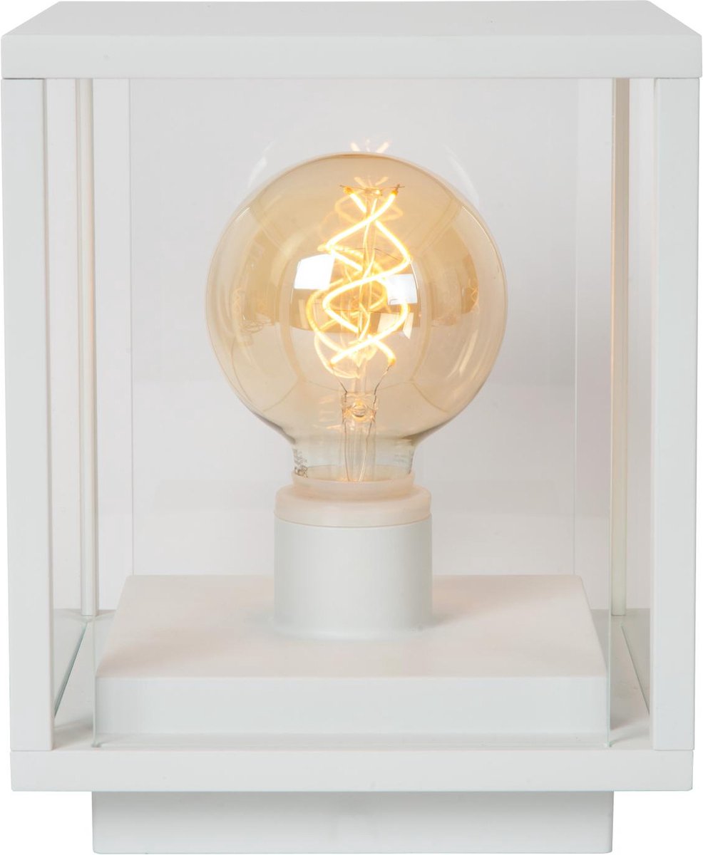 Lucide Claire - Sokkellamp - 1xE27 - IP54 - Wit