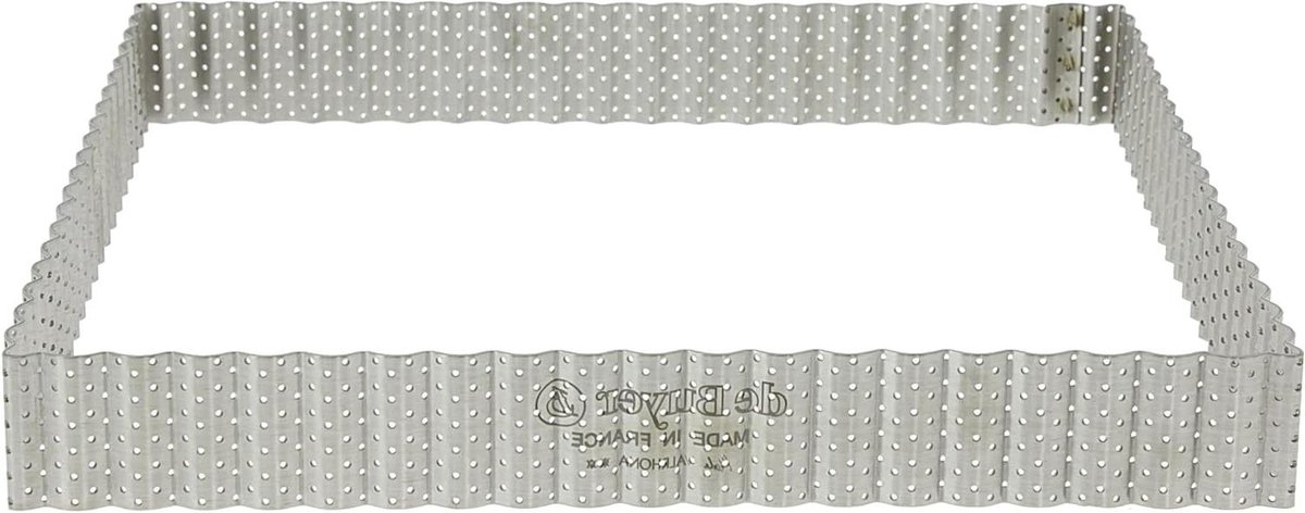 Geperforeerde Taartring Vierkant - 23 cm - voor Taarten
