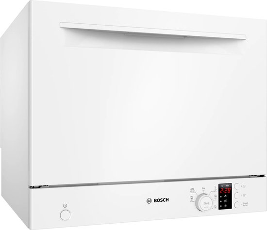 Bosch SKS2ITW00E - Serie 2 - Mini vaatwasser - Wit - Extra droge vaat - Eco Silence Drive - Energielabel E Bosch SKS2ITW00E - Serie 2 - Mini vaatwasser - Wit - Extra droge vaat - Eco Silence Drive - Energielabel E