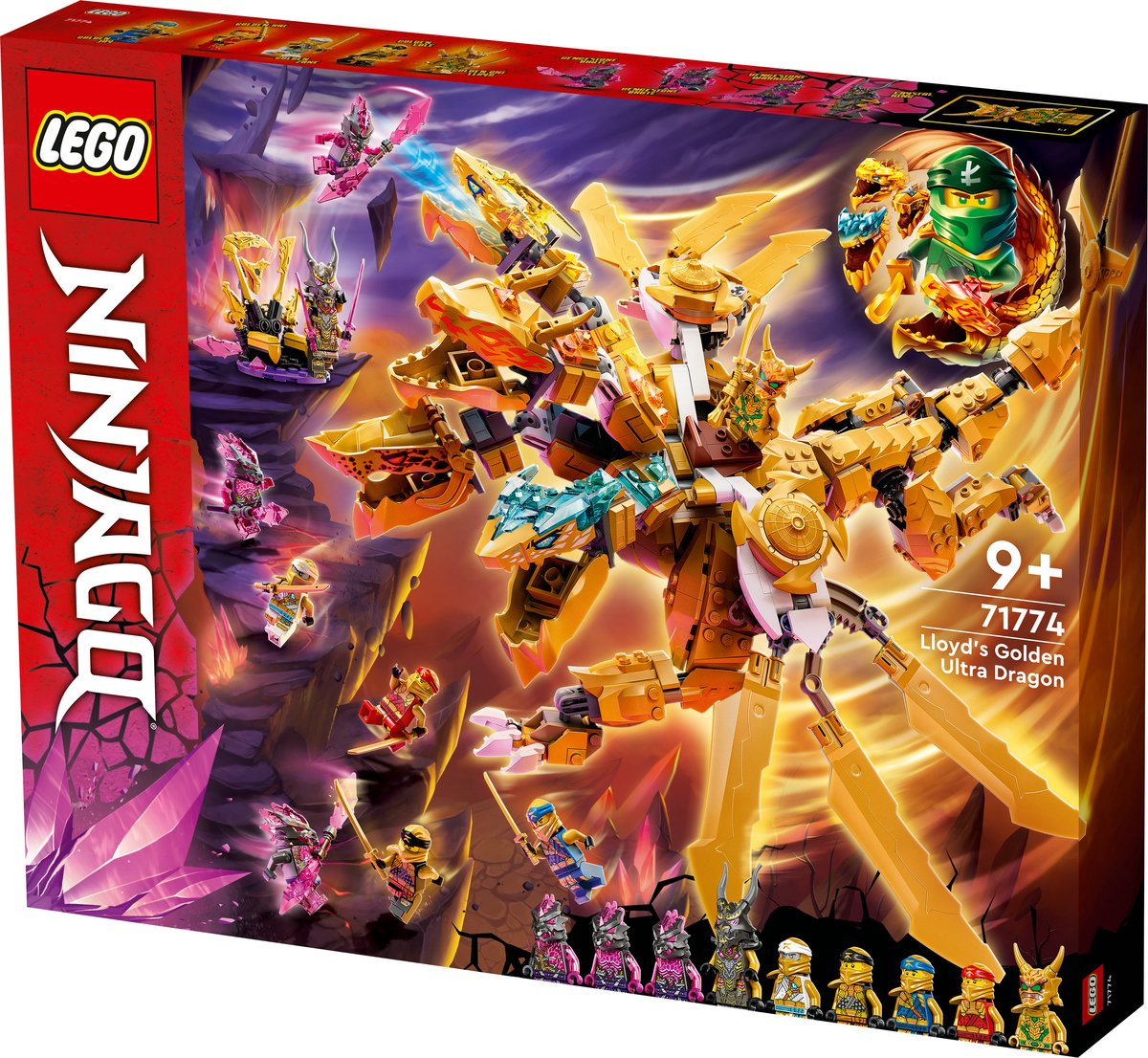 LEGO NINJAGO Lloyds Gouden Ultra Draak - 71774 — afbeelding 26