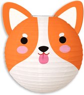 LUQ - Hond - Lampion - Sint Maarten - Lampionstokje - Zonder - Lichtje - Dieren - TrekLampion - Papier - Kind - 1 Stuk