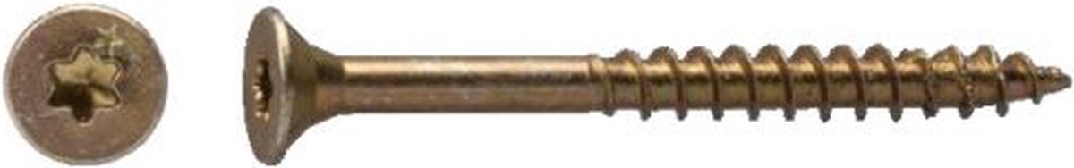 Spaanplaatschroef, verzonken kop 3,5 x 30, doos a 200 stuks Torx