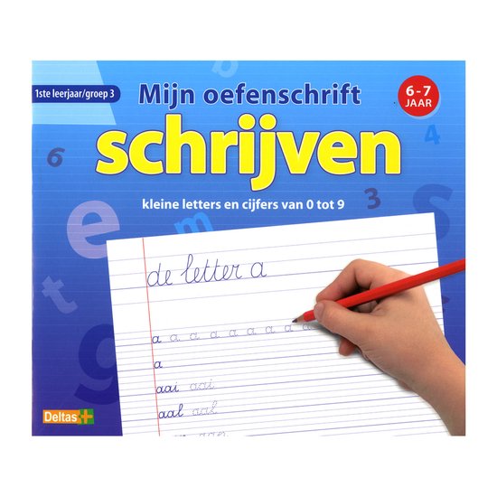 Foto: Mijn oefenschrift schrijven kleine letters en cijfers van 0 tot 9