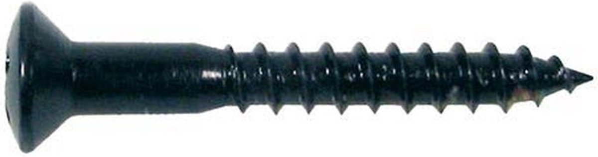 Boston WS-14-B Zwarte Schroeven 2,4x16mm (12st) voor HB PU-ring Lang