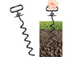 Grondanker Heavy Duty Hond Lead Stake - Schroef In Grondstaak Voor Grote Honden - Anker Voor Camping, Tuin, Strand
