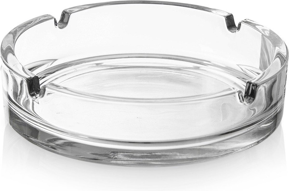 Goedkoopste Asbak Glas Rond 10 cm - Binnen en Buiten