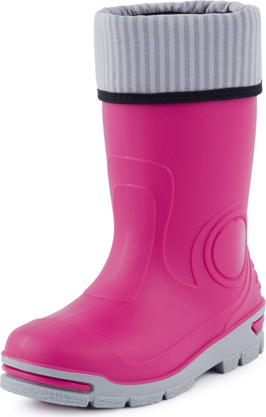 Ladeheid Kinder Regenlaarzen - Jongens Meisjes Antislip Zool - PVC - LA-RB-465 - Roze - 35/36