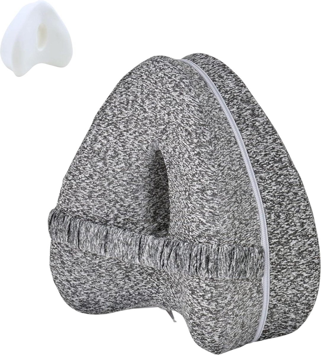 Orthopedisch Kussen voor Benen en Knieën - Zijslapers - Traagschuim Beenkussen - Ergonomisch Kniekussens voor Rugpijn Heup Ischias Gewrichten. Kniekussen voor in bed