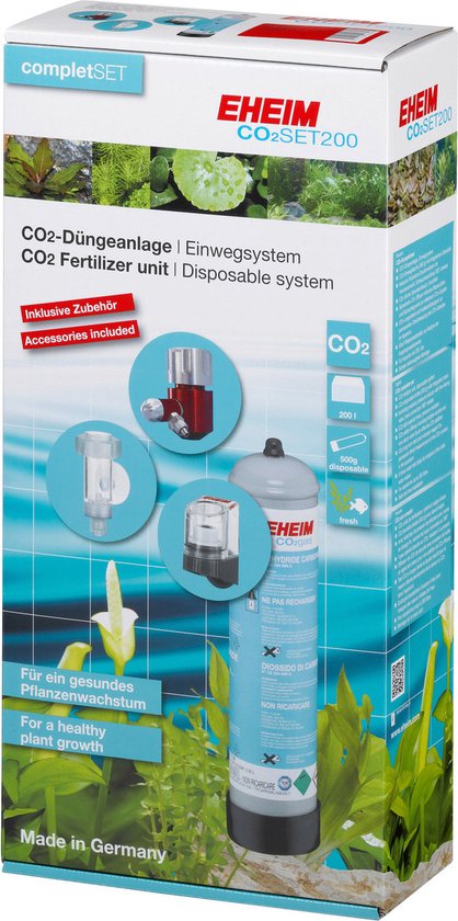 Eheim Co2 Set 200 Wegwerp Co2-Fles