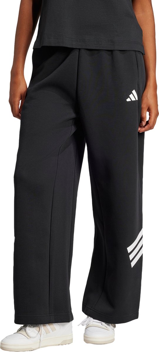 adidas Sportswear Future Icons 3-Stripes Open-Hem Broek Dames Zwart