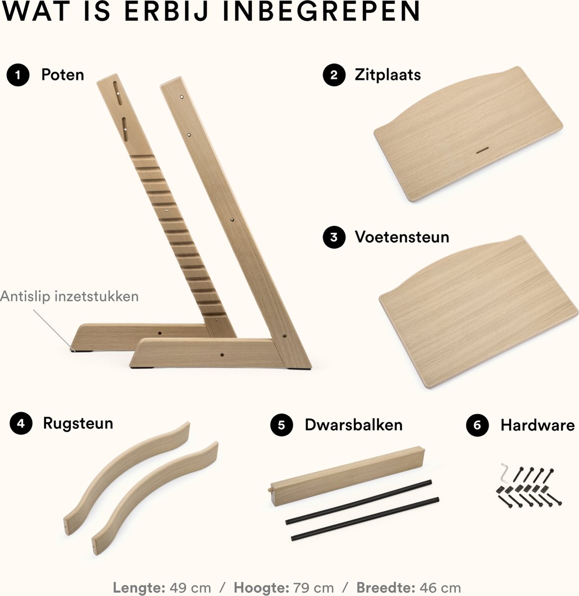 Stokke Tripp Trapp Kinderstoel - Oak Natural thumbnail 6