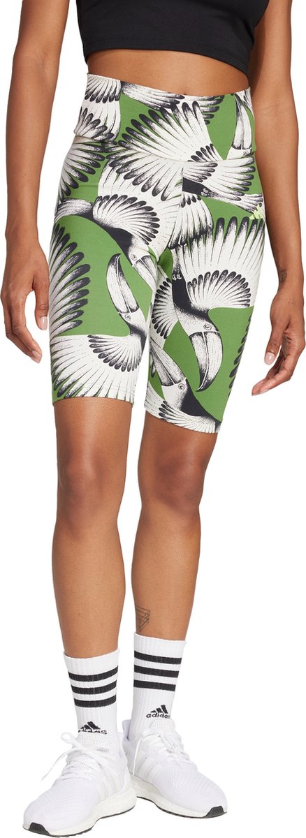adidas Sportswear adidas x FARM Bike Short Dames Wit