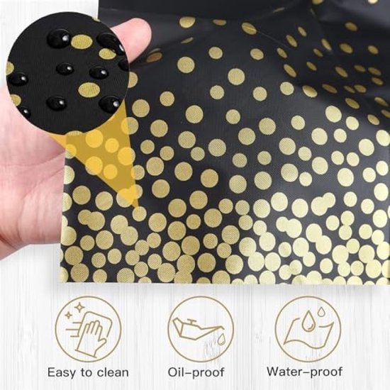 Nappe Anniversaire Imperméable 2 Pièces 137x274cm - Motifs Ballons Colorés Pour Fête Et Banquet