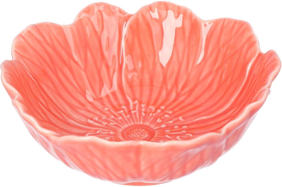 Bordallo Pinheiro - Kom Flora salmon 17cm - Kommen