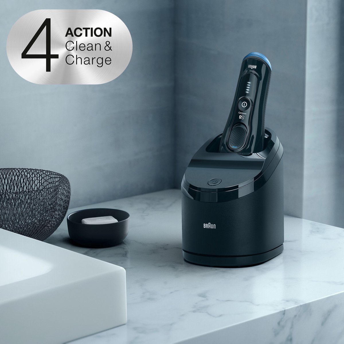 Braun Series 8 8385CC Scheerapparaat met Trimmer - afbeelding 2