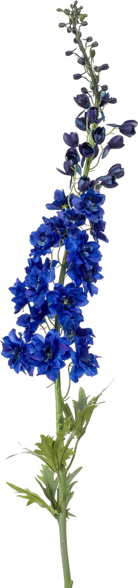 Emerald - Kunstbloem Ridderspoor XL 130cm donkerblauw - Kunstplant voor binnen