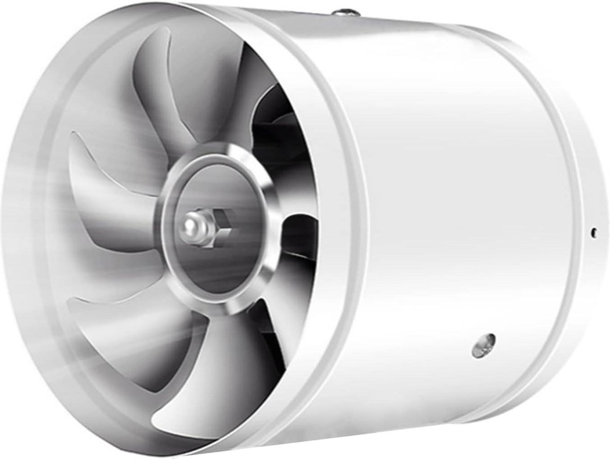 Badkamer Ventilator axiale buisventilator Ø 200 mm afvoer toevoerlucht-afvoerlucht 25 W badkamer toilet