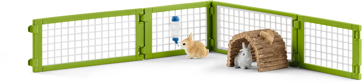 schleich FARM WORLD Speelfigurenset - Konijnenhok - Kinderspeelgoed voor Jongens en Meisjes - 3 tot 8 jaar - 42420 — afbeelding 19