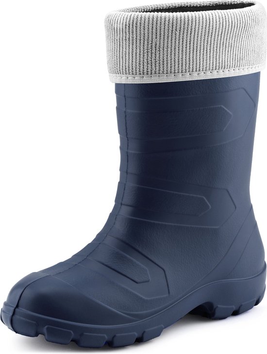 Ladeheid Dames Regenlaarzen - Thermo Rubberlaarzen Vederlicht - EVA - LA-LMG-879-Aspen - Blauw295c/Grijs - 37