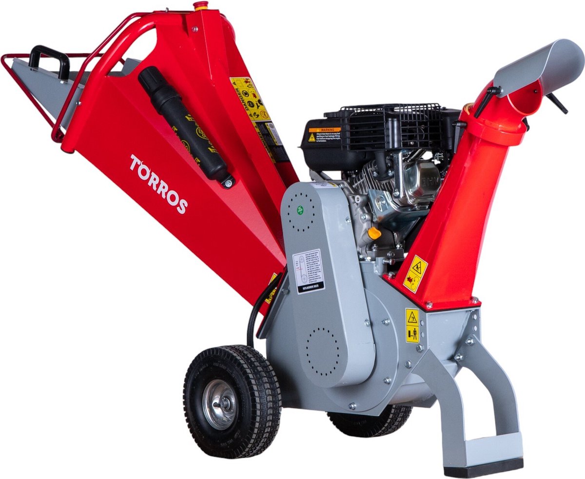 Bol.com Hakselaar 6,5 pk 196 cc benzine 100 mm handstart Torros HHK82 aanbieding