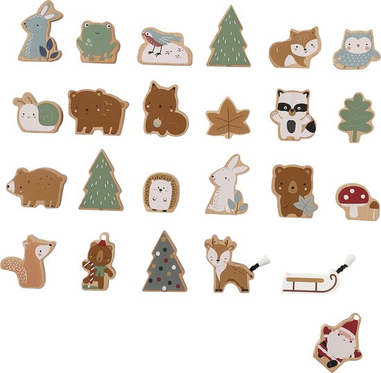 Vertbaudet Adventskalender met FSC® houten speelgoed