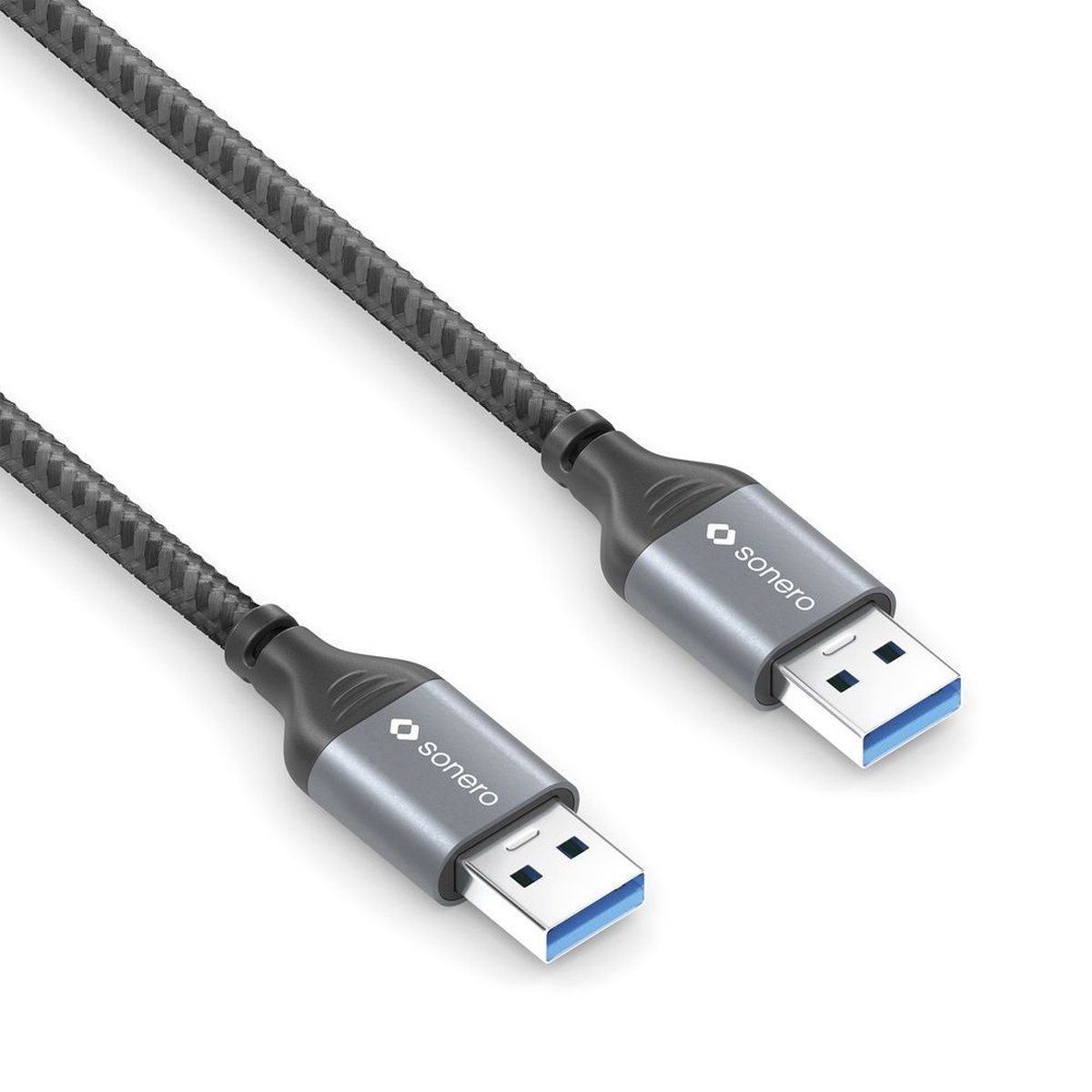 sonero SPC-U050-010 USB-kabel USB 3.2 Gen 1 (3.1 Gen 1) 1 m USB A Zwart, Grijs