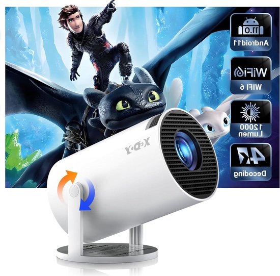 Mini Vidéoprojecteur 4K 1080P HD 350 ANSI Android 11 Netflix
