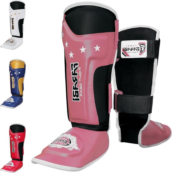 RDX Protège Tibias pour Kickboxing Muay Thai D’entraînement, MMA Jambe