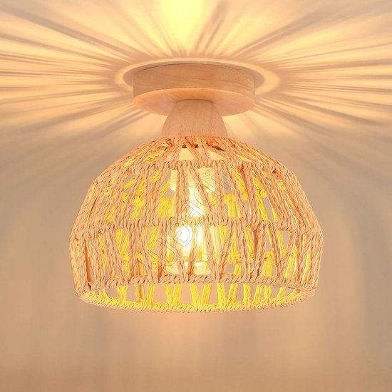 iDEGU plafondlamp, vintage, industrieel, ijzeren kroonluchter, kooi