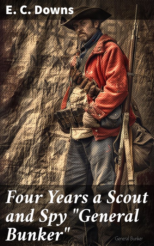 Four Years a Scout and Spy "General Bunker" - cover