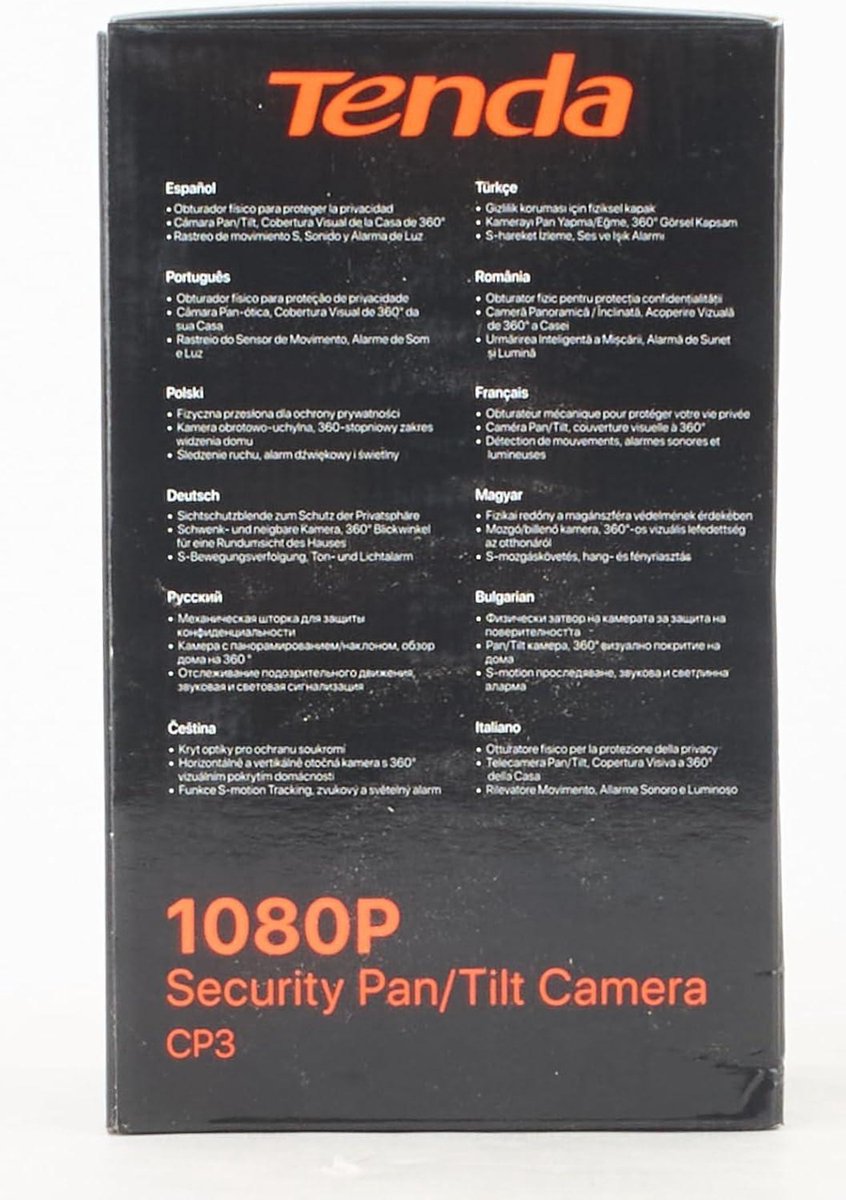 Detepo Wifi Beveiliging Camera voor Buiten - met App Bestuurbaar - Pan