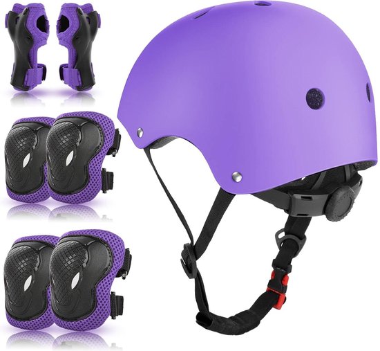 Inkidio Kniebeschermers Kinderbescherming 3-7 Jaar Kniebeschermers Voor Volwassenen/kinderen Elleboogbeschermers Polsbeschermers Beschermende Uitrustingsset Voor Multisporten Skateboarden Inline-skaten Fietsen Kopen Vanaf Een Prijs Van 59 Voor