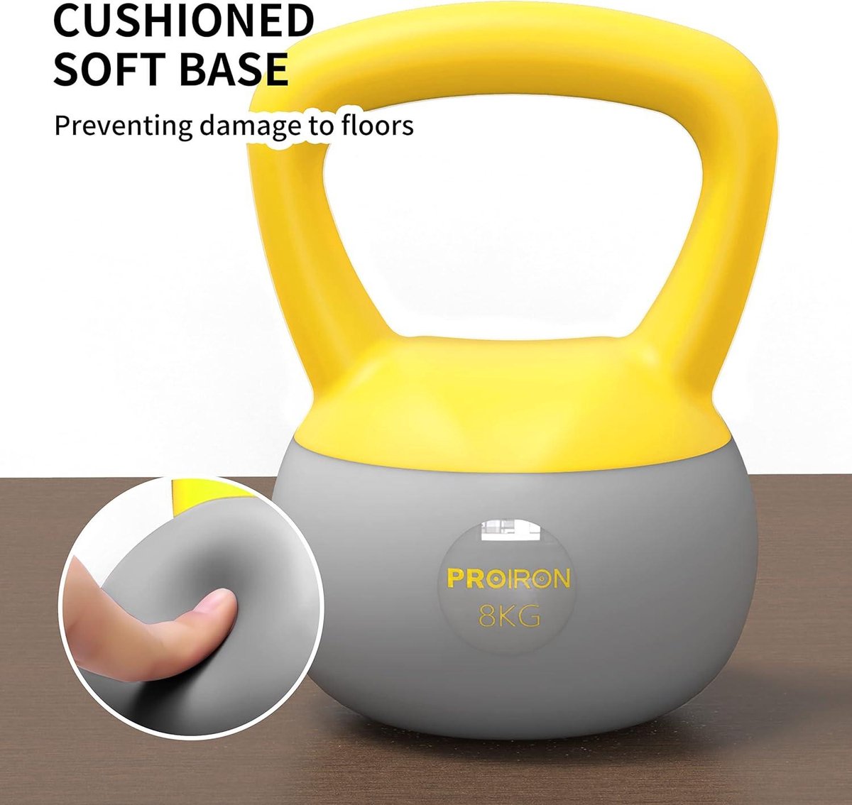 Zachte Kettlebell 36 kg - 73 kg - 109 kg - 145 kg met ijzeren zand - antislip handvat - waterkokergewichten voor fitness - oefening - training - thuisgym - krachttraining - bodybuilding verstelbare kettlebell – foto 5