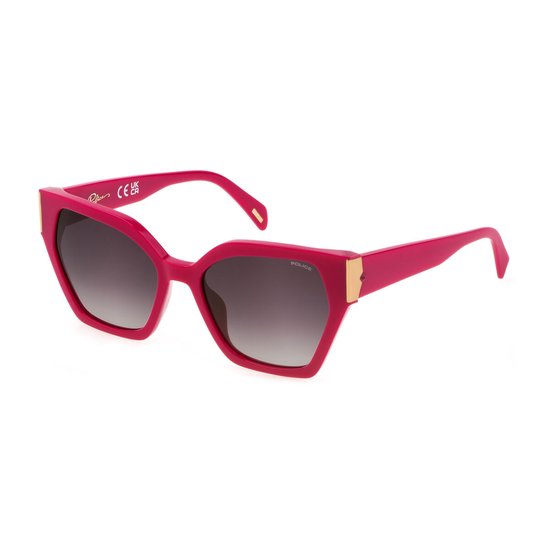 Lunettes De Soleil Police Pour Femmes - Monture Ronde Dorée