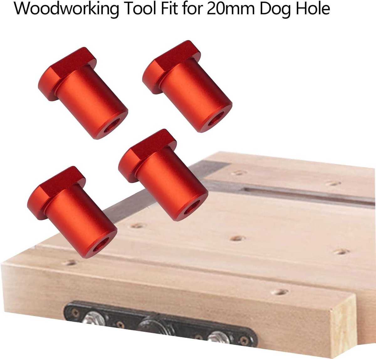 4 Stuks Werkbank Honden, 20 Mm Roestvrijstalen Bank