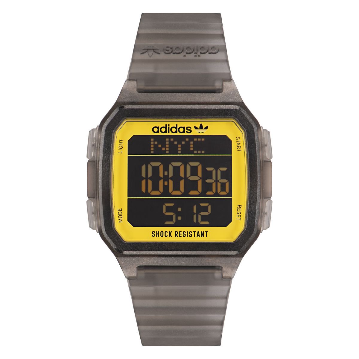 Adidas Originals Digital One GMT AOST22554 Horloge - Kunststof - Grijs - Ø 44 mm