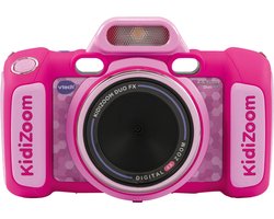 foto van VTech KidiZoom Duo FX Kindercamera - Interactief Speelgoed - Foto's en Video's Maken - Speelgoed vanaf 4 Jaar - Roze