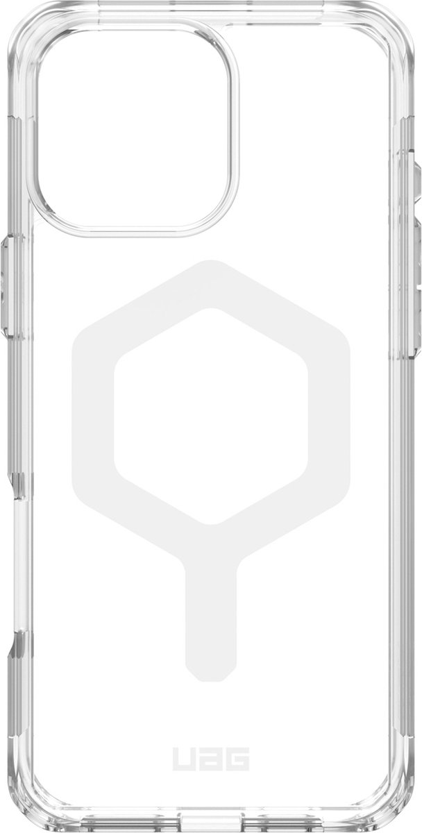 UAG - Plyo Mag geschikt voor iPhone 16 Pro Max Hoesje - transparant/wit