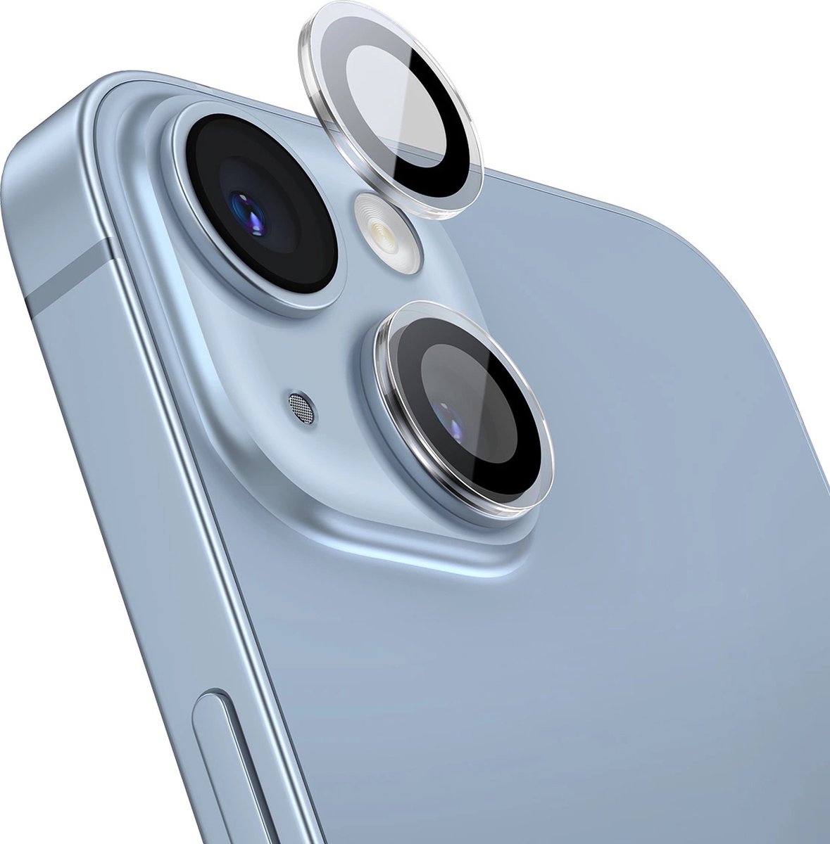 Baseus - glas voor iPhone 14 / iPhone 14 Plus - cameralenzen - transparant - reinigingsset